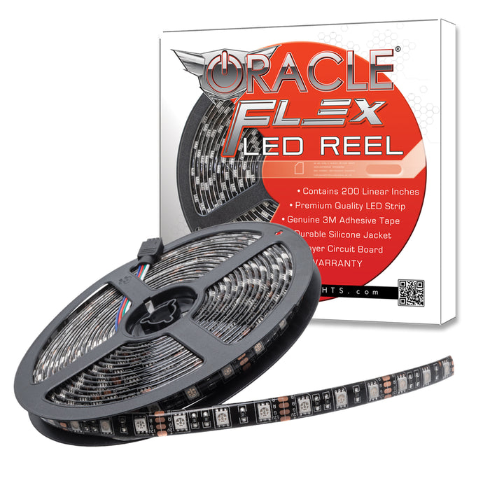Oracle Lighting 4223-005 Exterior Black Flex LED Spool, Amber - Truck Part Superstore