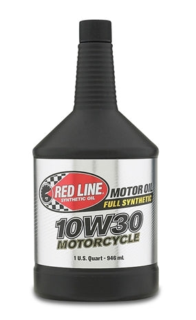 Red Line Oil 42324 10W30 Motorcycle Oil Synthetic 12 Quart Red Line Oil - Truck Part Superstore