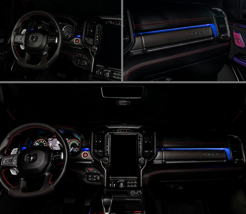 Oracle Lighting 4235-333 2019-2022 RAM Complete Interior Ambient Lighting ColorSHIFT RGB Conversion Kit - Truck Part Superstore