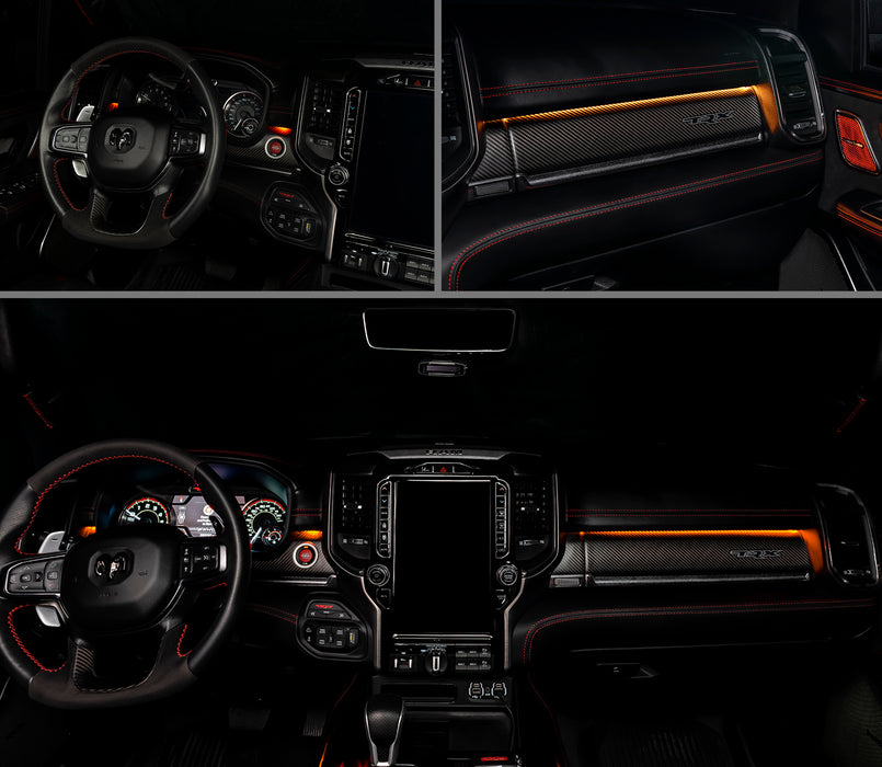 Oracle Lighting 4235-333 2019-2022 RAM Complete Interior Ambient Lighting ColorSHIFT RGB Conversion Kit - Truck Part Superstore