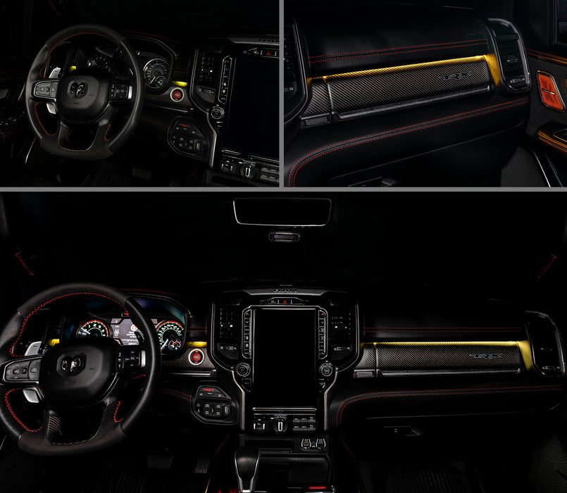 Oracle Lighting 4235-333 2019-2022 RAM Complete Interior Ambient Lighting ColorSHIFT RGB Conversion Kit - Truck Part Superstore