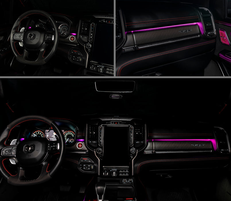 Oracle Lighting 4235-333 2019-2022 RAM Complete Interior Ambient Lighting ColorSHIFT RGB Conversion Kit - Truck Part Superstore