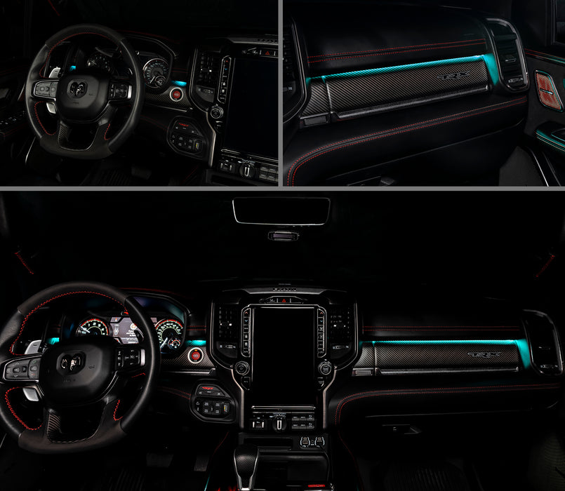 Oracle Lighting 4235-333 2019-2022 RAM Complete Interior Ambient Lighting ColorSHIFT RGB Conversion Kit - Truck Part Superstore