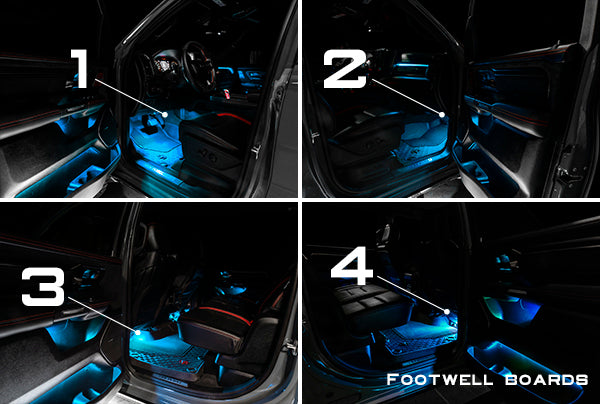 Oracle Lighting 4235-333 2019-2022 RAM Complete Interior Ambient Lighting ColorSHIFT RGB Conversion Kit - Truck Part Superstore
