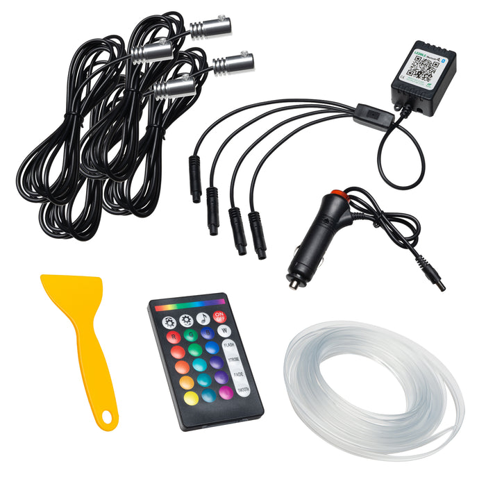 Oracle Lighting 4236-333 eep Wrangler JL/Gladiator JT ColorSHIFT Fiber Optic LED Interior Kit - Truck Part Superstore