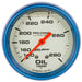 AutoMeter 4241 GAUGE; OIL TEMP; 2 5/8in.; 140-280deg.F; LIQUID FILLED MECH; GLOW IN DARK; ULTRA - Truck Part Superstore
