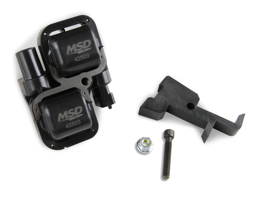 MSD 42503 Blaster Powersports Coil; Black; 49000 Volts; 160 mA Peak Output Current; - Truck Part Superstore