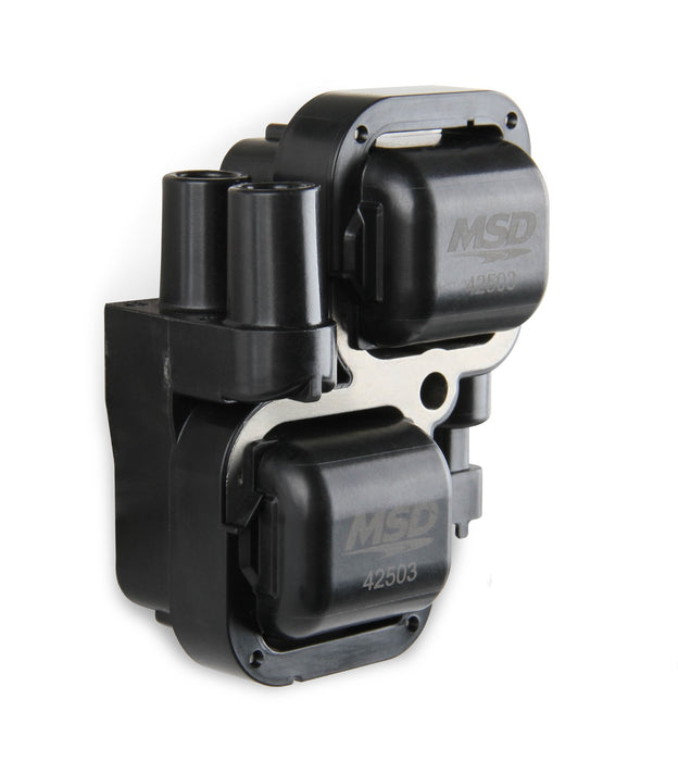 MSD 42503 Blaster Powersports Coil; Black; 49000 Volts; 160 mA Peak Output Current; - Truck Part Superstore
