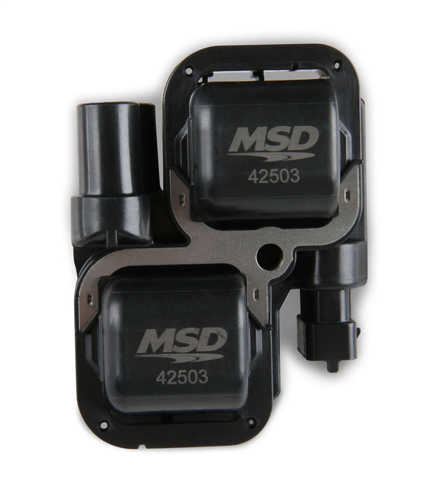 MSD 42503 Blaster Powersports Coil; Black; 49000 Volts; 160 mA Peak Output Current; - Truck Part Superstore