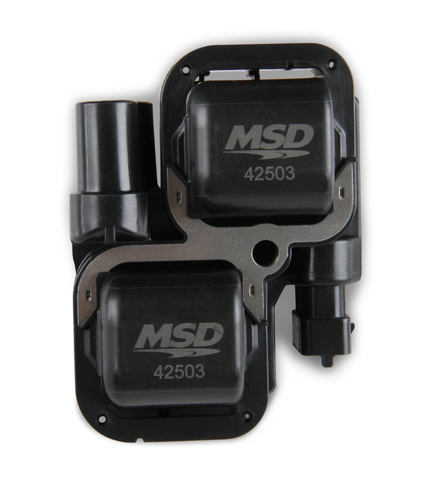 MSD 42503 Blaster Powersports Coil; Black; 49000 Volts; 160 mA Peak Output Current; - Truck Part Superstore