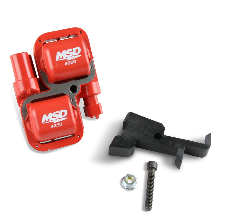 MSD 4250 Blaster Powersports Coil; Red; 49000 Volts; 160 mA Peak Output Current; - Truck Part Superstore