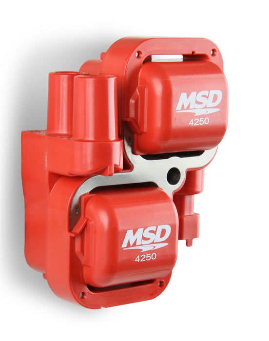 MSD 4250 Blaster Powersports Coil; Red; 49000 Volts; 160 mA Peak Output Current; - Truck Part Superstore