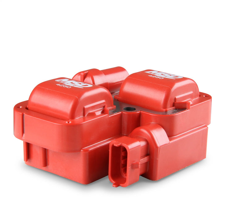 MSD 4250 Blaster Powersports Coil; Red; 49000 Volts; 160 mA Peak Output Current; - Truck Part Superstore