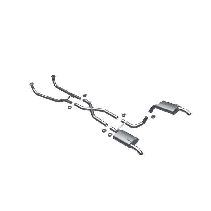 MagnaFlow Exhaust Products 16842 Street Series Stainless Crossmember-Back System - Truck Part Superstore