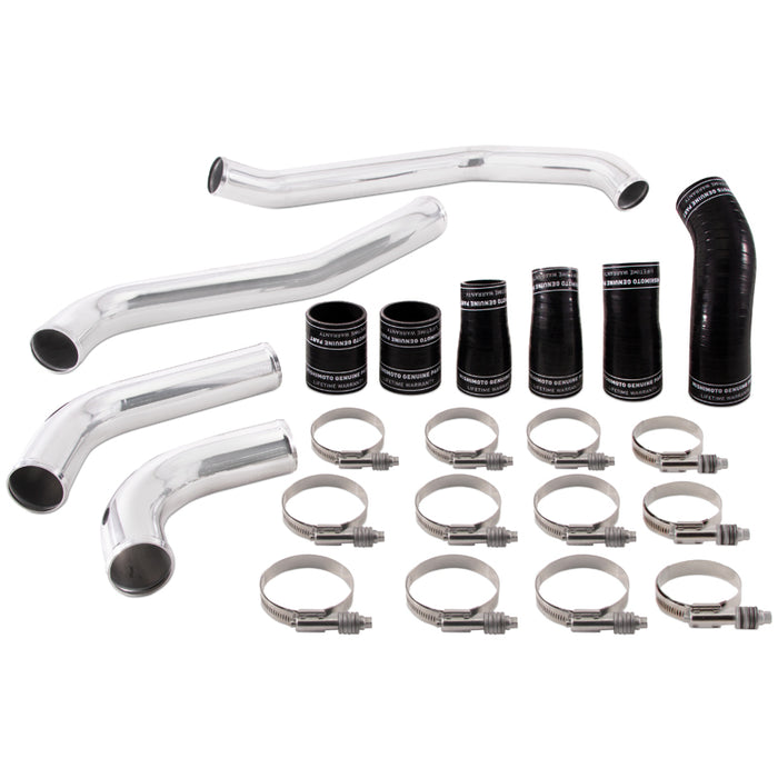 Mishimoto MMICP-F35T-17HP Hot-Side Intercooler Pipe Kit, fits Ford F-150 3.5L EcoBoost 2017-2021 - Truck Part Superstore