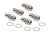 Mr Gasket 4301G Lug Nut; Open End Chrome Plated; 0.75 in. Shank Length; 0.5 in. RH; 5 pc.; - Truck Part Superstore