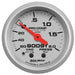 AutoMeter 4303-M GAUGE; VAC/BOOST; 2 1/16in.; 60CMHG-2.0BAR; MECHANICAL; ULTRA-LITE - Truck Part Superstore