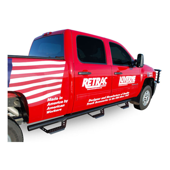 Luverne 430717 Baja Steps W2W-Black Powder Coated SST - Truck Part Superstore