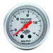 AutoMeter 4313 GAUGE; FUEL PRESSURE; 2 1/16in.; 15PSI; MECHANICAL W/ISOLATOR; ULTRA-LITE - Truck Part Superstore