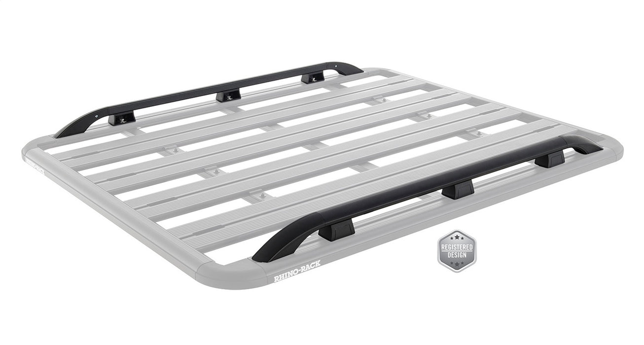 Rhino-Rack USA 43140B Platform Rails; Side Rails; Fits 42100B/42101B; - Truck Part Superstore