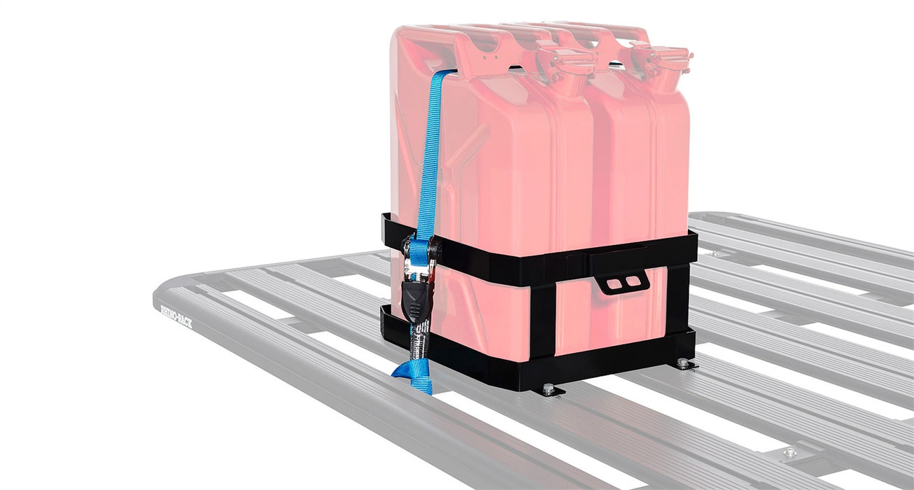 Rhino-Rack USA 43151 Double Jerry Can Holder; Vertical; - Truck Part Superstore