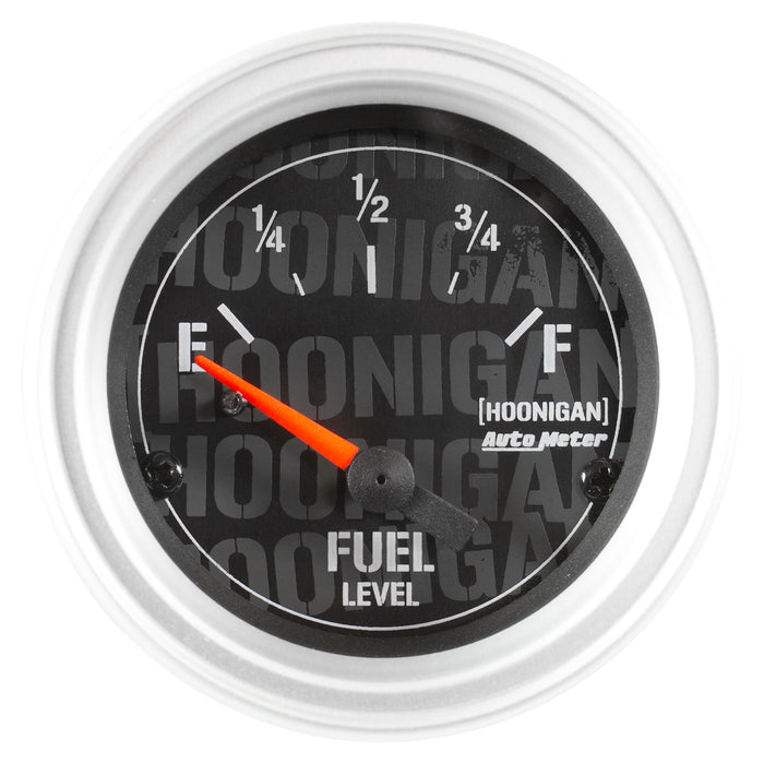AutoMeter 4316-09000 GAUGE; FUEL LEVEL; 2 1/16in.; 240OE TO 33OF; ELEC; HOONIGAN - Truck Part Superstore
