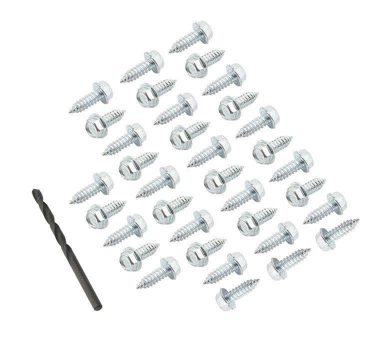 Mr Gasket 4318 Tire Screw Kit; Incl. 35 Hex Head Screws/Drill Bit; - Truck Part Superstore