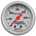 AutoMeter 4325 GAUGE; EXHAUST PRESS; 2 1/16in.; 60PSI; MECHANICAL; ULTRA-LITE - Truck Part Superstore