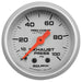 AutoMeter 4326 GAUGE; EXHAUST PRESS; 2 1/16in.; 100PSI; MECHANICAL; ULTRA-LITE - Truck Part Superstore