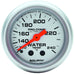 AutoMeter 4332 GAUGE; WATER TEMP; 2 1/16in.; 120-240deg.F; MECHANICAL; ULTRA-LITE - Truck Part Superstore