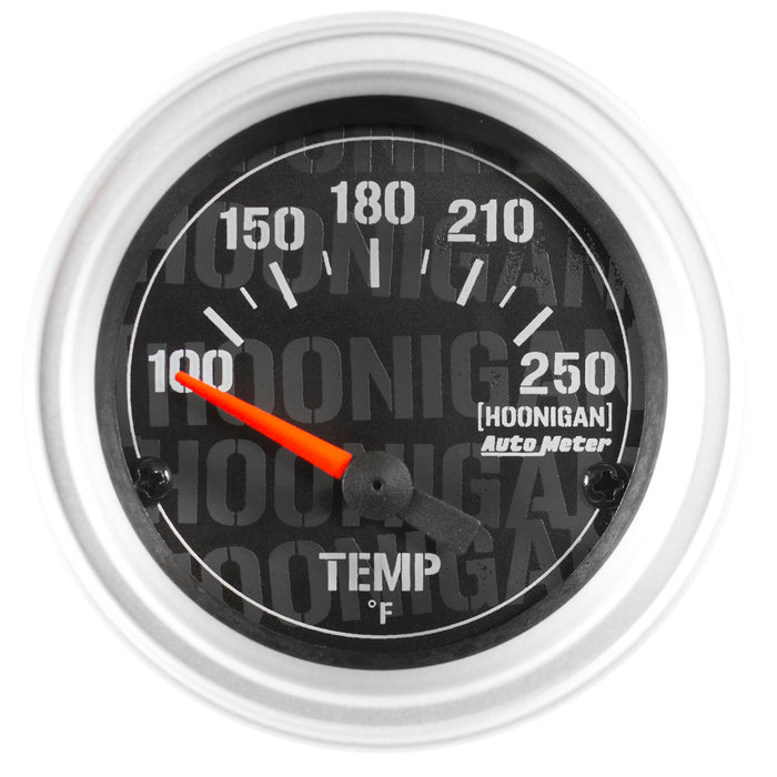 AutoMeter 4337-09000 GAUGE; WATER TEMP; 2 1/16in.; 100-250deg.F; ELECTRIC; HOONIGAN - Truck Part Superstore