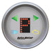 AutoMeter 4359 GAUGE; GEAR POS; 2 1/16in.; INCL INDICATORS; SILVER DIAL; RED LED; SILVER BEZEL - Truck Part Superstore
