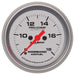AutoMeter 4370 GAUGE; AIR/FUEL RATIO-WIDEBAND; ANALOG; 2 1/16in.; 8:1-18:1; STPR MTR; ULTRA-LIT - Truck Part Superstore