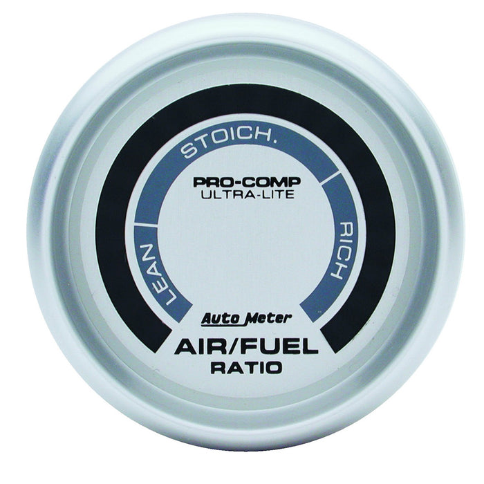 AutoMeter 4375 GAUGE; AIR/FUEL RATIO-NARROWBAND; 2 1/16in.; LEAN-RICH; LED ARRAY; ULTRA-LITE - Truck Part Superstore