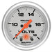 AutoMeter 4383 GAUGE; VOLTMETER; 2 1/16in.; 18V; DIGITAL STEPPER MOTOR W/PEAK/WARN; ULTRA-LITE - Truck Part Superstore