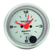 AutoMeter 4385 GAUGE; CLOCK; 2 1/16in.; 12HR; ANALOG; ULTRA-LITE - Truck Part Superstore