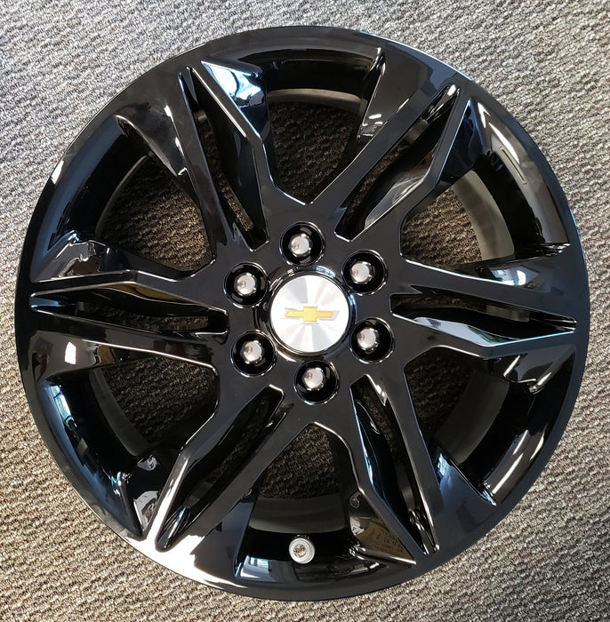 Coast To Coast IWCIMP438BLK 18 Inch; 6 Split Spoke; Gloss Black; Plastic; Set Of 4 - Truck Part Superstore