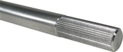 Borgeson 439214 Steering Shaft; 3/4-36 Splined; Aluminum; 14in. Long; 2in. Spline Length - Truck Part Superstore