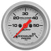 AutoMeter 4392 GAUGE; EXHAUST PRESS; 2 1/16in.; 60PSI; DIGITAL STEPPER MOTOR; ULTRA-LITE - Truck Part Superstore