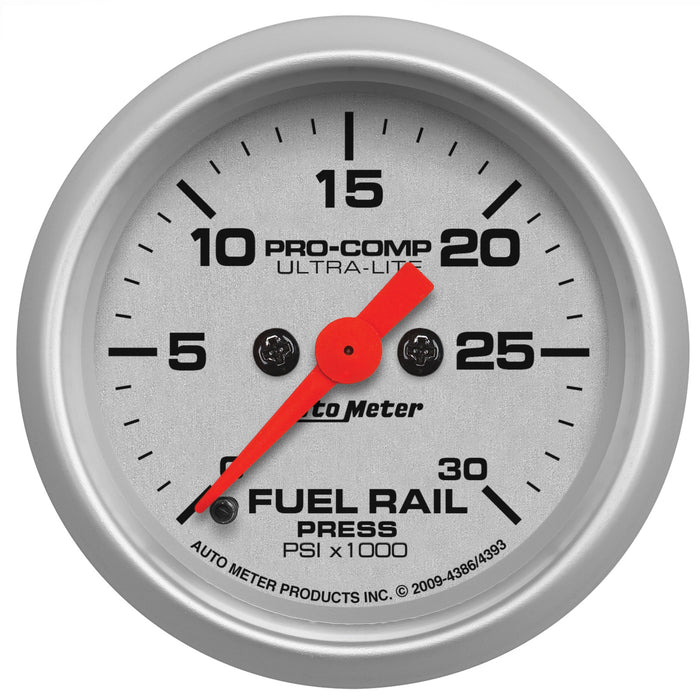AutoMeter 4393 GAUGE; RAIL PRESS (RAM 6.7L); 2 1/16in.; 30KPSI; DIGITAL STEPPER MOTOR; ULTRA-LI - Truck Part Superstore