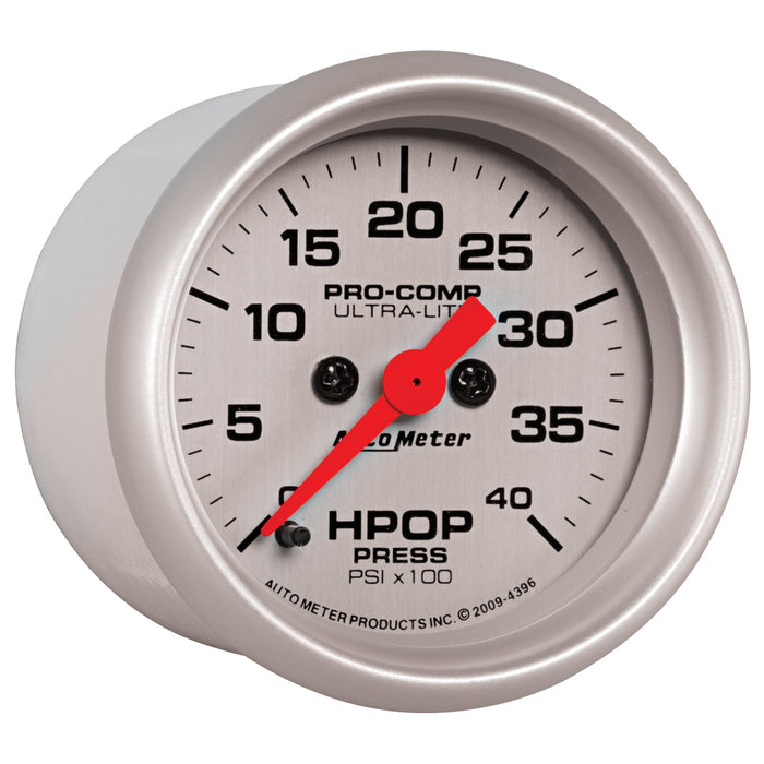 AutoMeter 4396 GAUGE; HIGH PRESS OIL PUMP; 2 1/16in.; 4KPSI; DIGITAL STEPPER MOTOR; ULTRA-LITE - Truck Part Superstore
