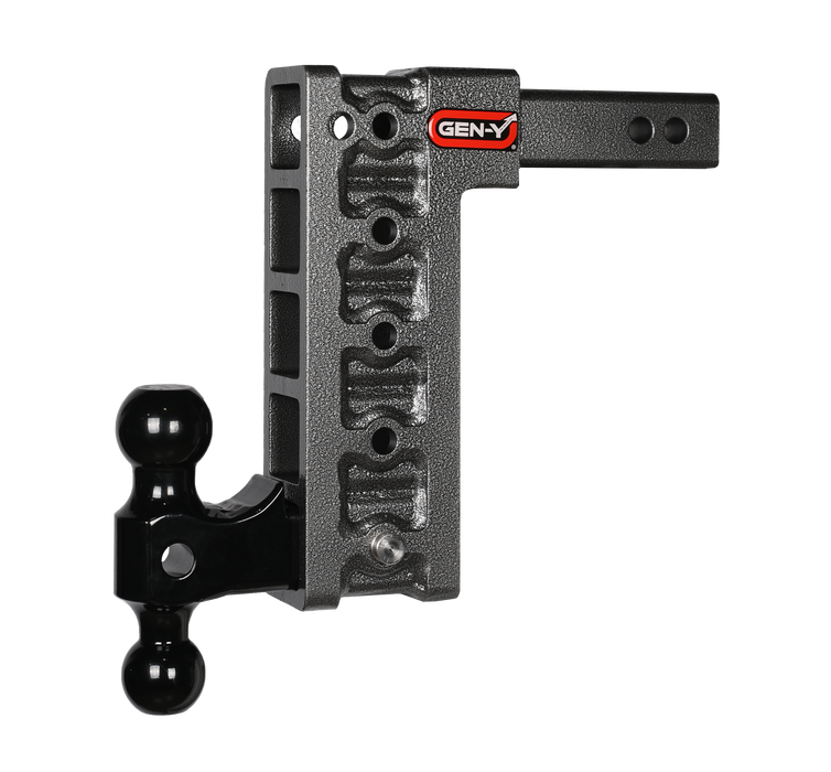 GEN-Y Hitch GH-515 MEGA-DUTY 2" Shank 10" Drop 2K TW 16K Hitch & GH-051 Dual-Ball - Truck Part Superstore