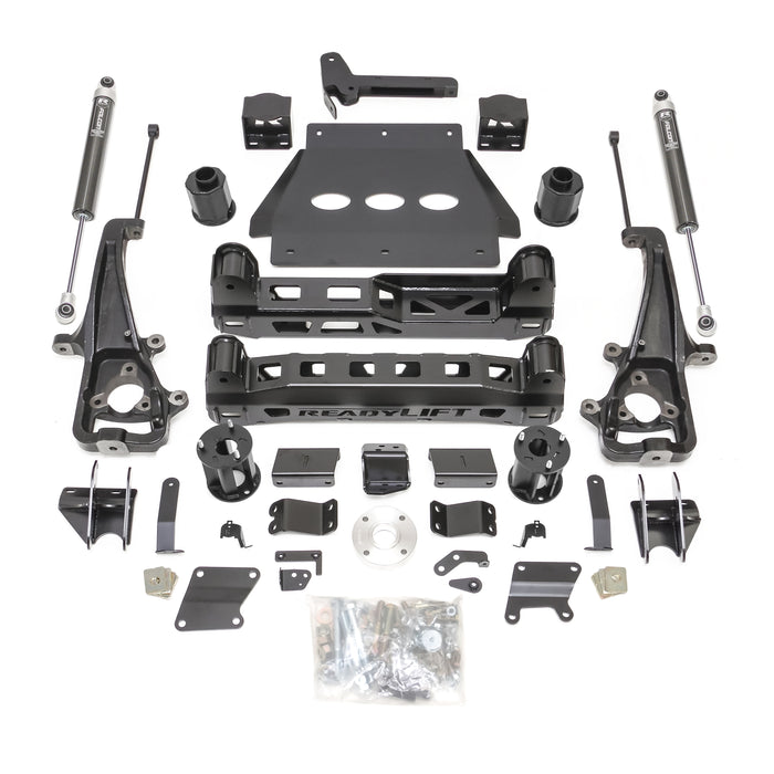 ReadyLift 44-19621 Big Lift Kit w/Shocks; 6 in. Lift; w/Falcon 1.1 Monotube Shocks; w/Factory Air; - Truck Part Superstore