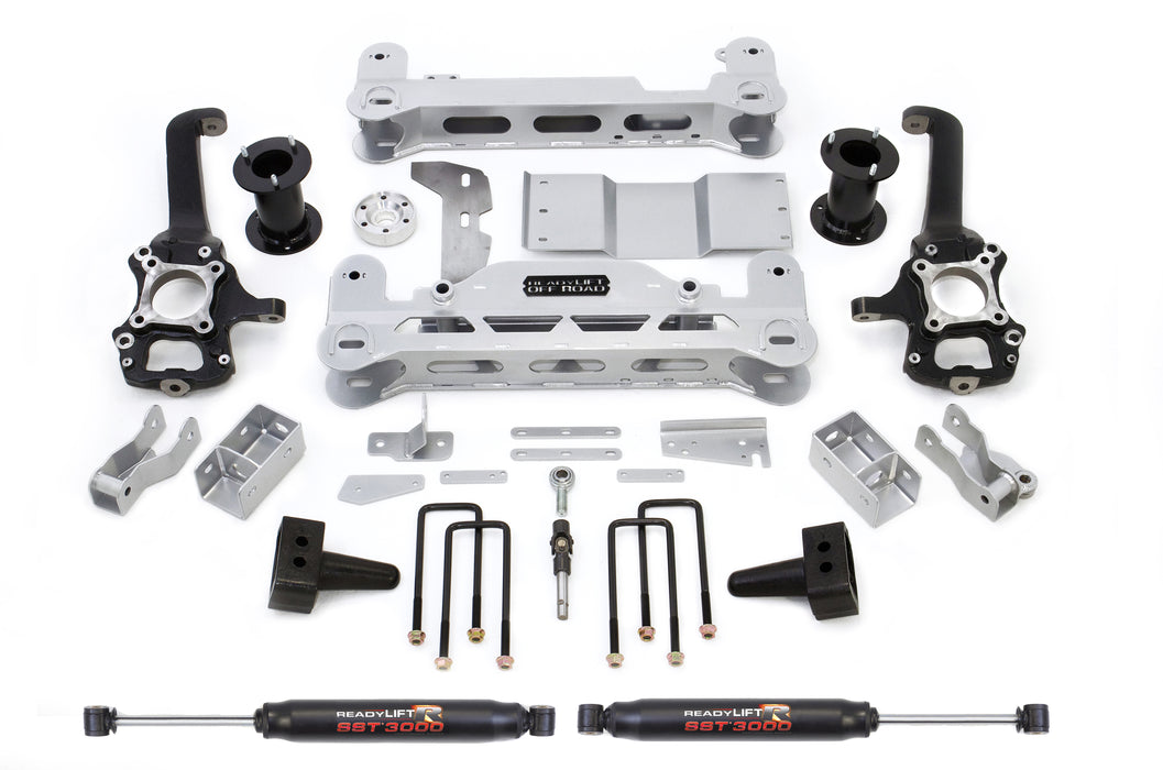ReadyLift 44-2445 ReadyLIFT 2014 FORD F150 7.0'' LIFT KIT WITH SST3000 SHOCKS - Truck Part Superstore