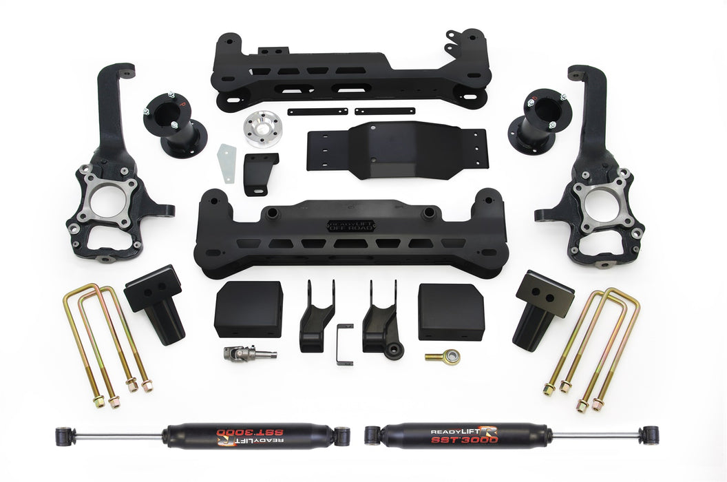 ReadyLift 44-2575-K Big Lift Kit; 7 in. Lift; In Black Finish; w/o Shocks; - Truck Part Superstore