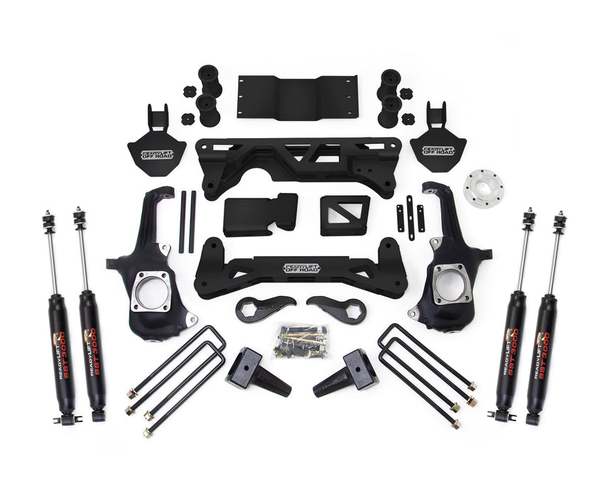 ReadyLift 44-3050 Big Lift Kit w/Shocks; 5-6 in. Lift; w/SST3000 Shocks; w/Factory Keys; - Truck Part Superstore