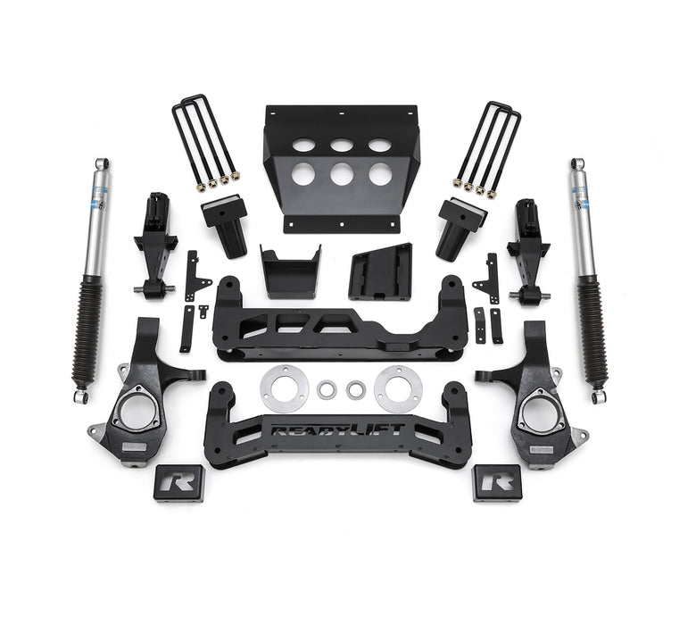 ReadyLift 44-3470 Big Lift Kit w/Shocks; 7 in. Front Lift; w/Bilstein Shocks; Aluminum; - Truck Part Superstore