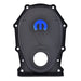 ProForm 440-219 MOPAR Omega M Emblem Timing Chain Cover Black Crinkle Finish Proform - Truck Part Superstore