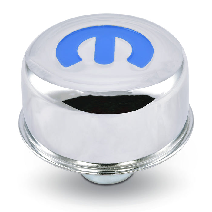 ProForm 440-616 Steel Push-In Air Breather Cap Chrome Finish Recessed Blue Mopar Emblem Proform - Truck Part Superstore