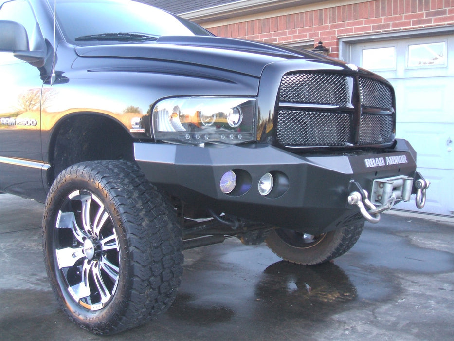 Road Armor 44030B Stealth Winch Front Bumper; Steel; Satin Black; - Truck Part Superstore